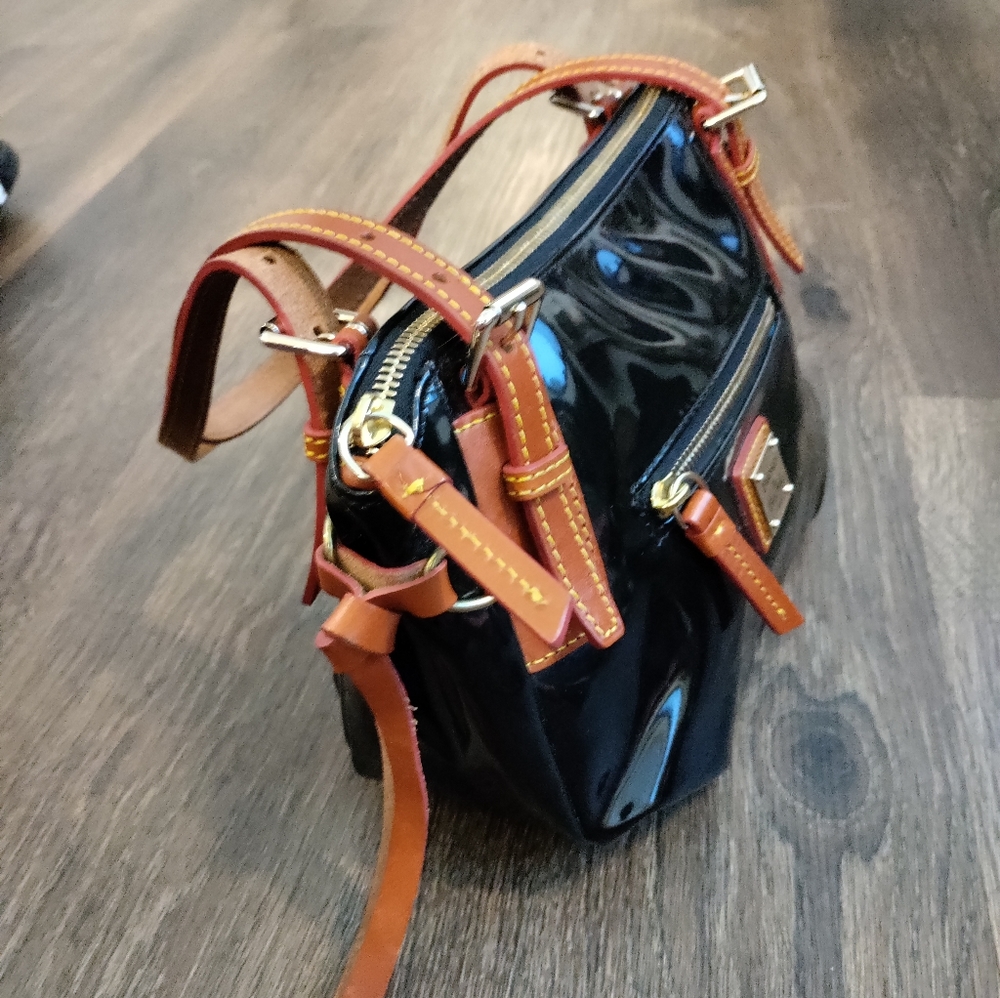 Doney and Bourke Small Shoulder Purse Black - Picture 9 of 10